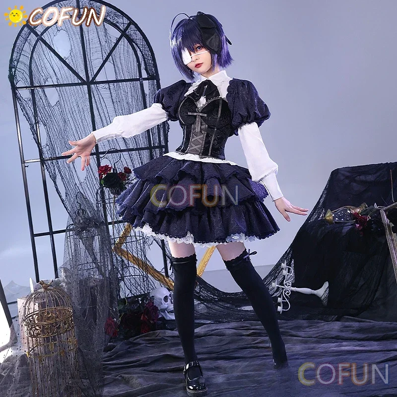 

Женский костюм для косплея COFUN Amine Love Chunibyo, костюм для Хэллоуина, парик для женской аниме-одежды