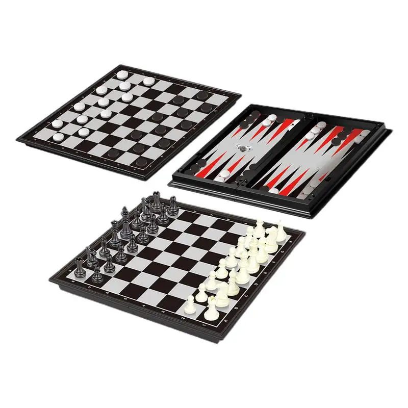 

Magnetic Chess Game International Chess Folding Magnetic Chessboard Board Game Educational Chess Board Set For Travel Kids Adult