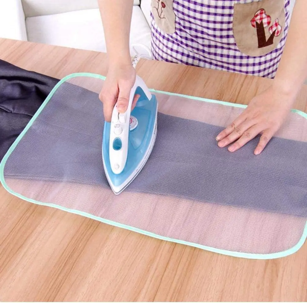 40x90 40x60 35x50cm Cloth Protective Press Mesh Insulation Ironing Board Mat Cover Against Pressing Pad Mini Iron Random Colors 2