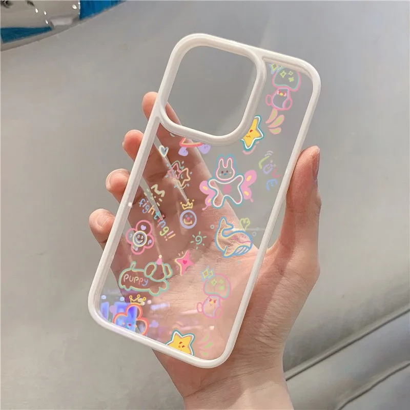 Cute Colorful Cartoon Pattern Phone Case Cover