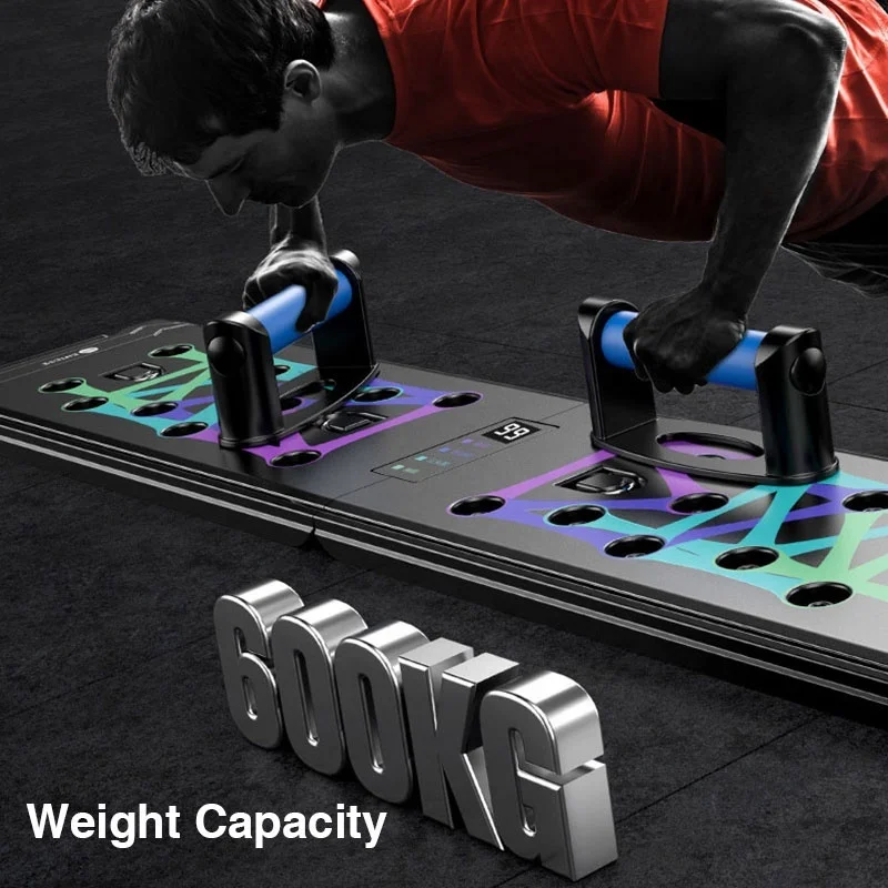 New Counting Folding Push Up Board Multifunctional Exercise Abdominal Muscle Enhancement Gym Sports Portable Fitness Equipment