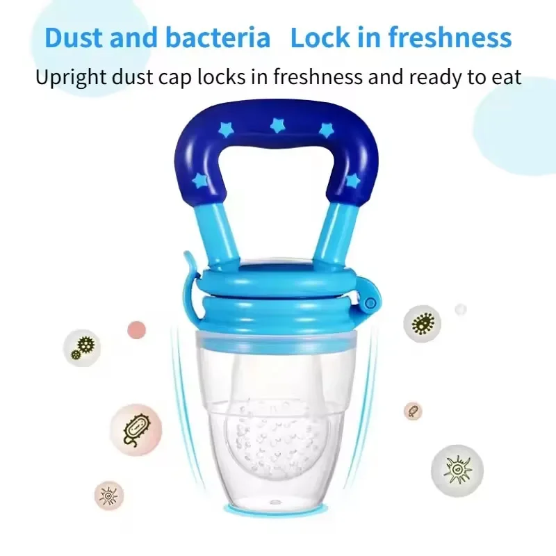 3 PCs Baby Fruit Vegetable Teether Food Supplement Bite Le Silicone Baby Feeding Tableware