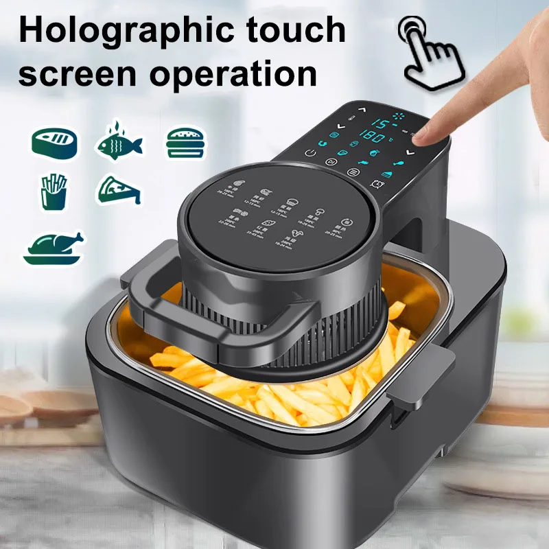 9L Multi functional Home Smart Air Fryer with Large Capacity Touch Screen Reservation Non stick Inner Perspective Oven 2