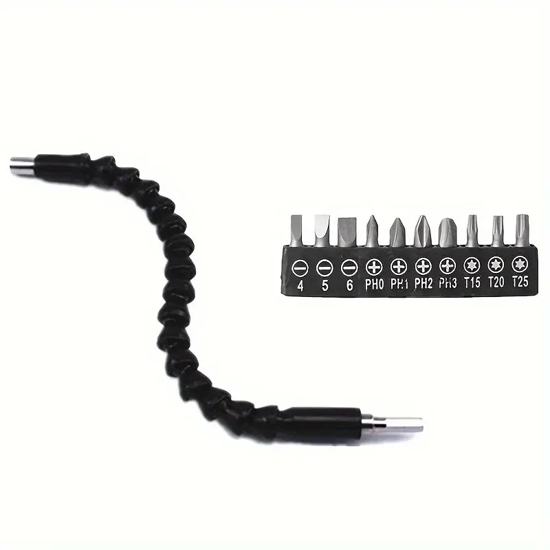 Drill Screwdriver Bit Multifunctional Universal Snake Flexible Hose Cardan Shaft Connection Soft Extension Rod Link