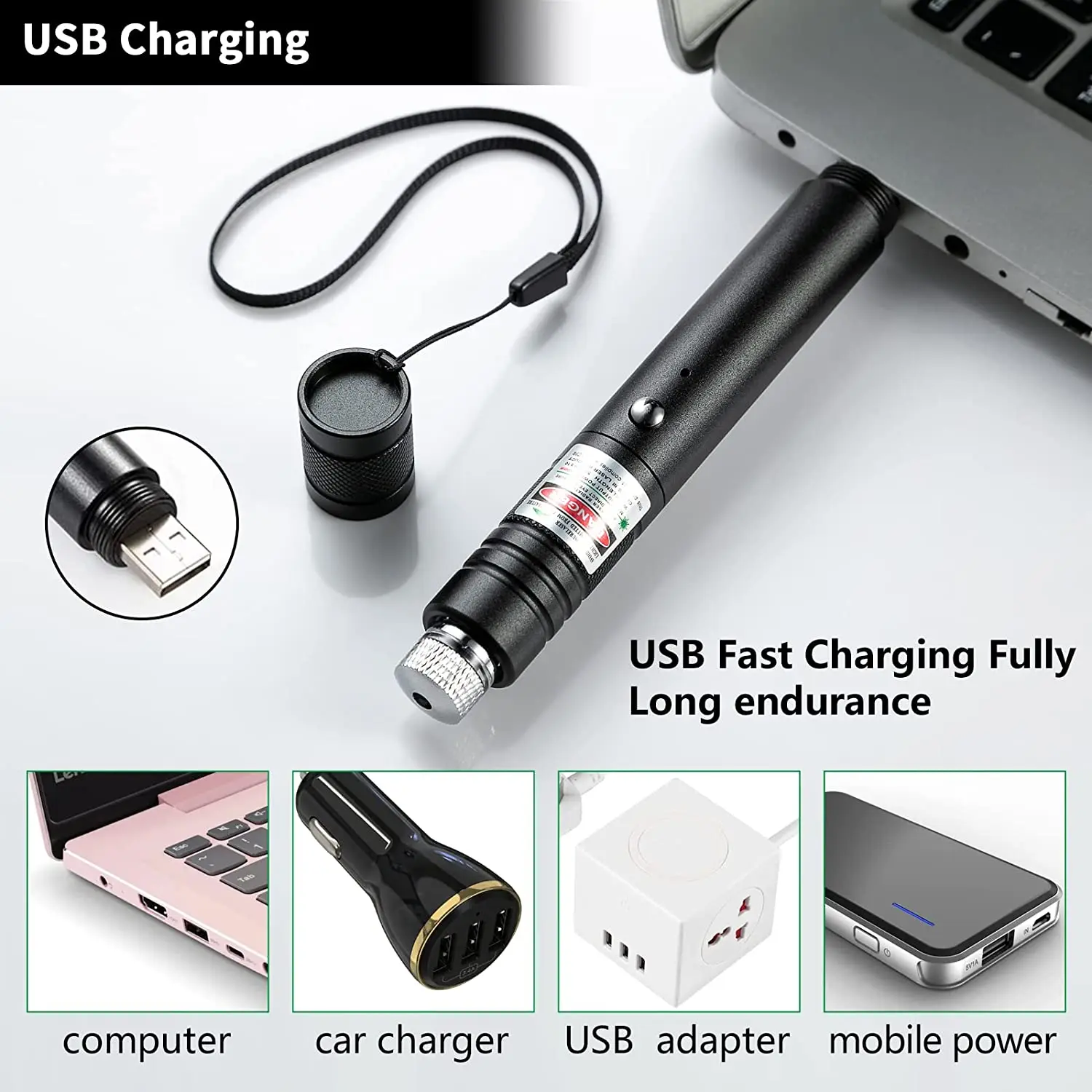 Mini 2 in1Cat Keychain Fun Pointer With battery Light Portable Laser pointer LED Training Torch Pet Cat Tickle Toy Flashlight 6