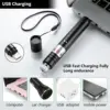 Mini 2 in1Cat Keychain Fun Pointer With battery Light Portable Laser pointer LED Training Torch Pet Cat Tickle Toy Flashlight 6