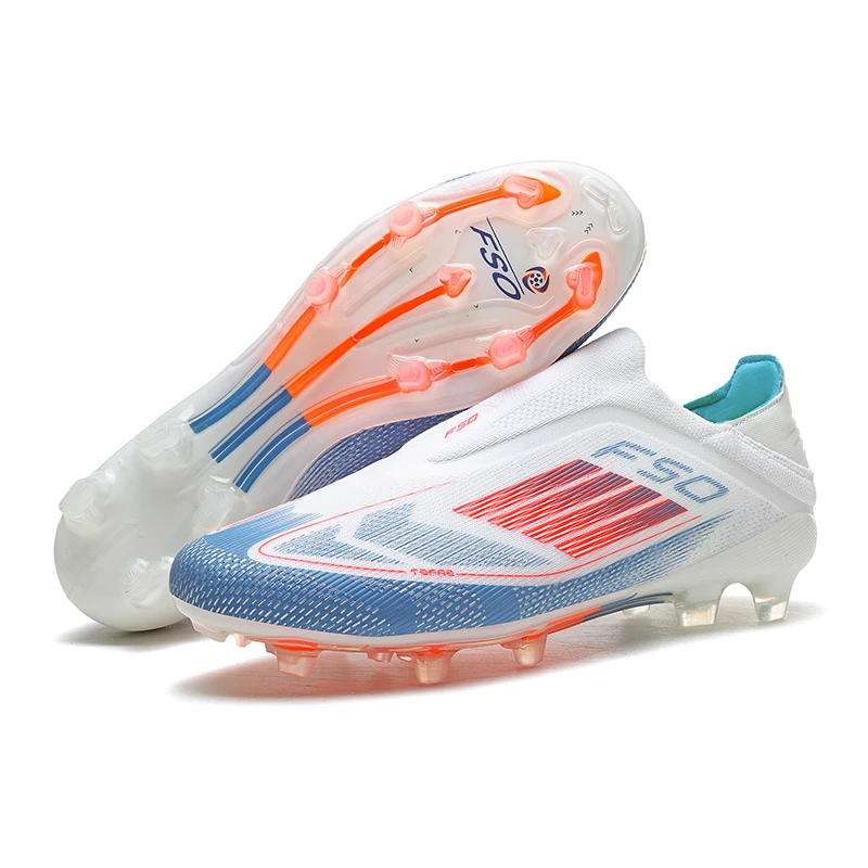 Men's Ultralight Breathable Football Boots - Long Spike Futsal and Indoor Soccer Shoes