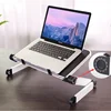 Adjustable Folding Laptop Desk Portable for Bed Table Notebook Cooler Fan Stand Multifunctional Computer Table Lap Office Desk 1