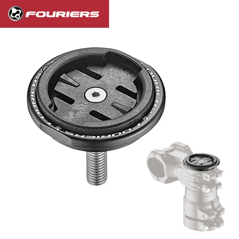 Fouriers Bike Stem Top Cap Headset Cover Supporto Per Computer Da Bicicletta Per Garmin Edge Bryton Mio Wahoo Igpsport Supporto Gps