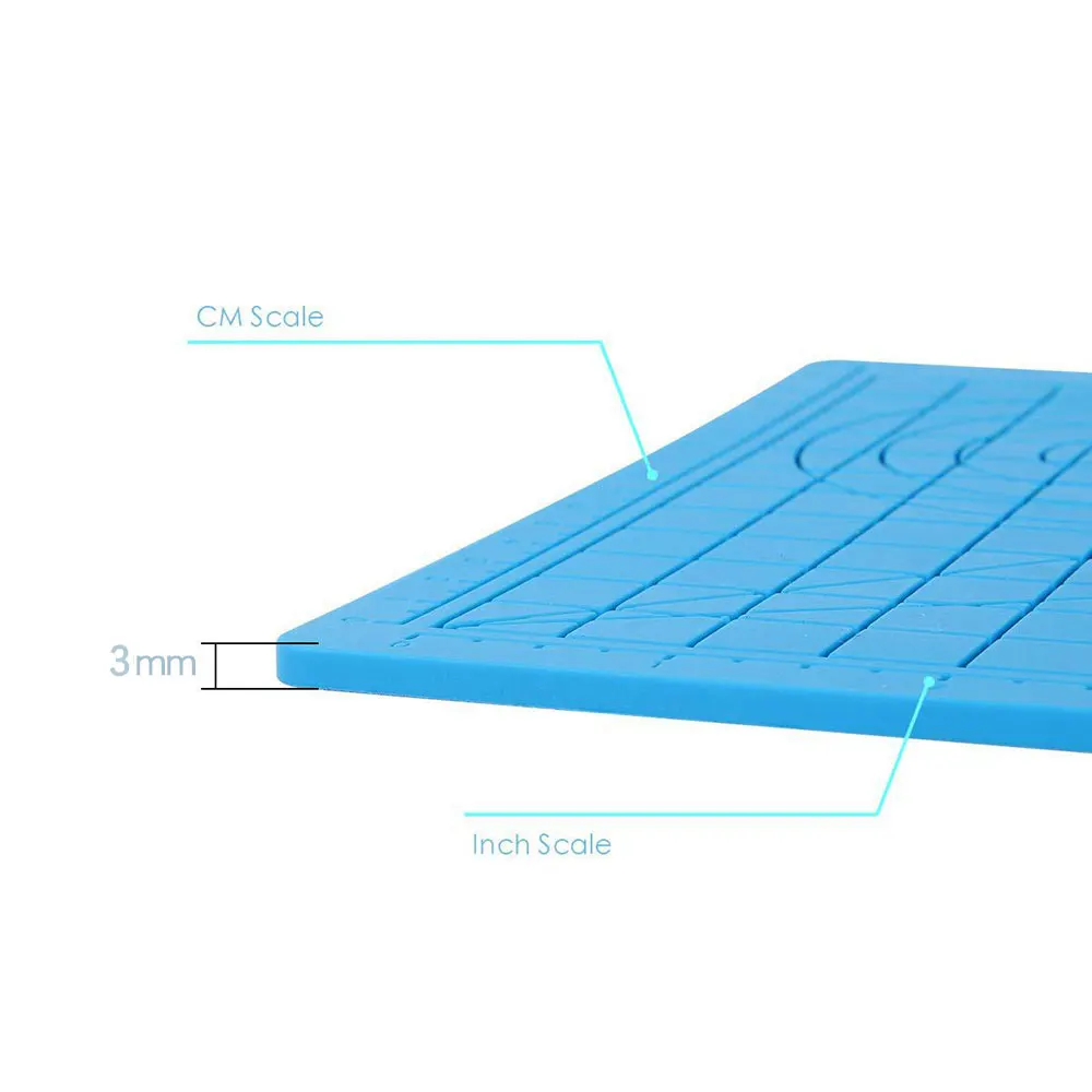 3D-Druck Stift Silikon Matte DIY Kreative Zeichnung Vorlage Pad Mit Hitzebeständige Finger Hülse Kunst Werkzeuge Weihnachtsgeschenk für Kinder – Detail 8