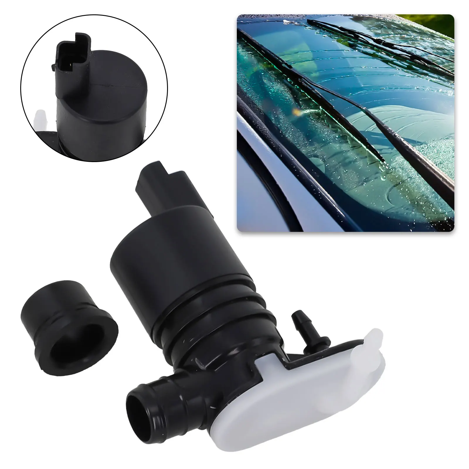 

Car Windscreen Washer Pump For For Clio V 2019-2021 289209776R Black ABS Front Wiper Washer Pump Car Accessories
