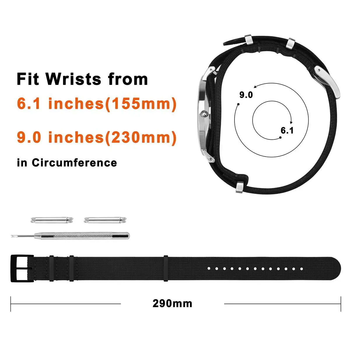 ANNEFIT Ϸ ð Ʈ,  ð ,  Ŭ, ź к긯  ü, 18mm, 20mm, 22mm 