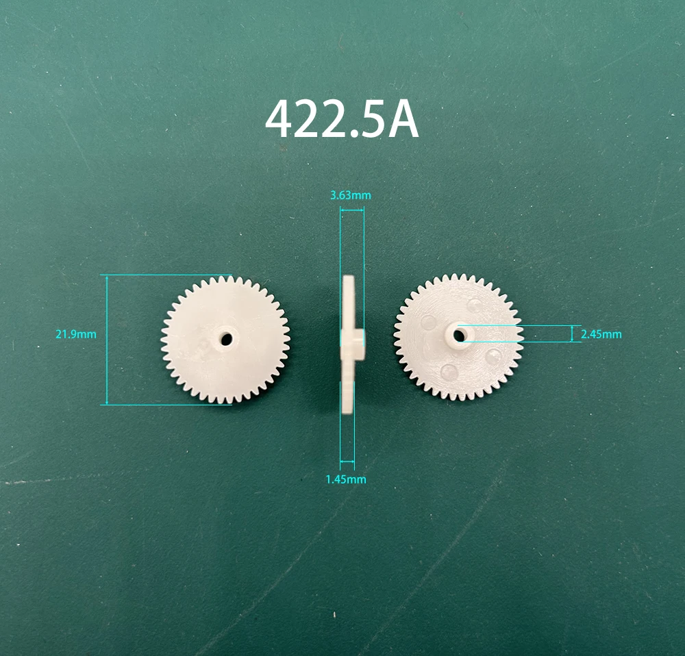 402.5A 403A Thick 422.5A 423A 442A 0.5M Gear Modulus 0.5 40 Teeth 42 Teeth 44 Plastic Gear Wheel Toy Accessories