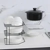 Kitchen Seasoning Corner Shelving Pot Non Punching Portable Storage Table Food Sundries Organizer Rack Kitchen Bathroom Holder 1