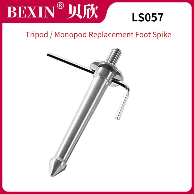 Universal 120mm 65mm 3/8  Inch Tripod Replacement Foot Spike For Bogen Manfrotto Gitzo Benro RRS SIRUI Tripod Monopod Mount