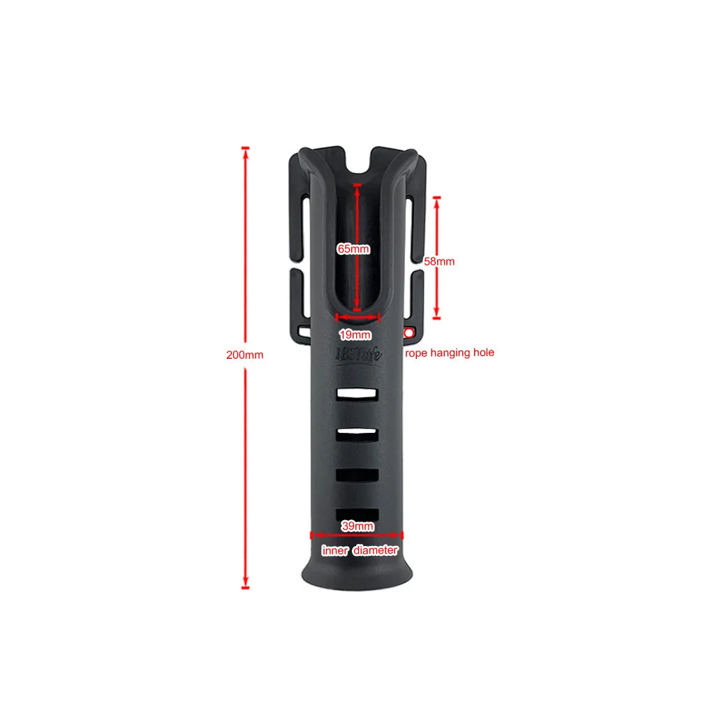 Fishing Accessories Fishing Rod Holder Multi-function Nylon Belt Rod Holder Portable Pole Inserter Fishing Rod Pesca Rack Quick Belt Holder Inserting Device Accessory