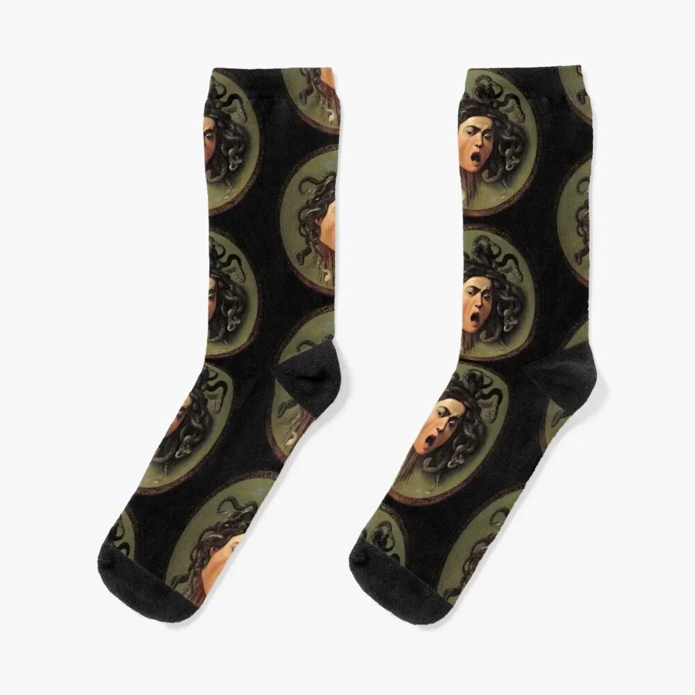 

Medusa (Caravaggio) Socks Toe sports Soccer Men's Socks Luxury Women's