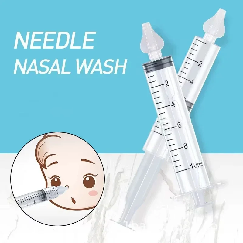 Baby Nasal Aspirator Cleaner Syringe Washing Tool