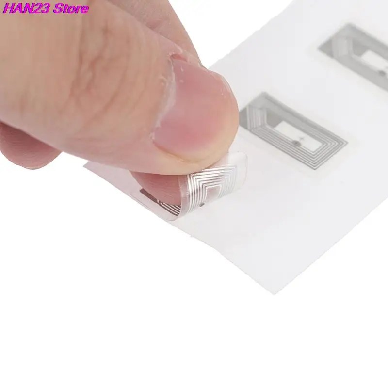 10 шт. NFC чип Ntag213 наклейка влажная инкрустация 2*1 см 13 56 МГц RFID NTAG213 ярлык Прямая