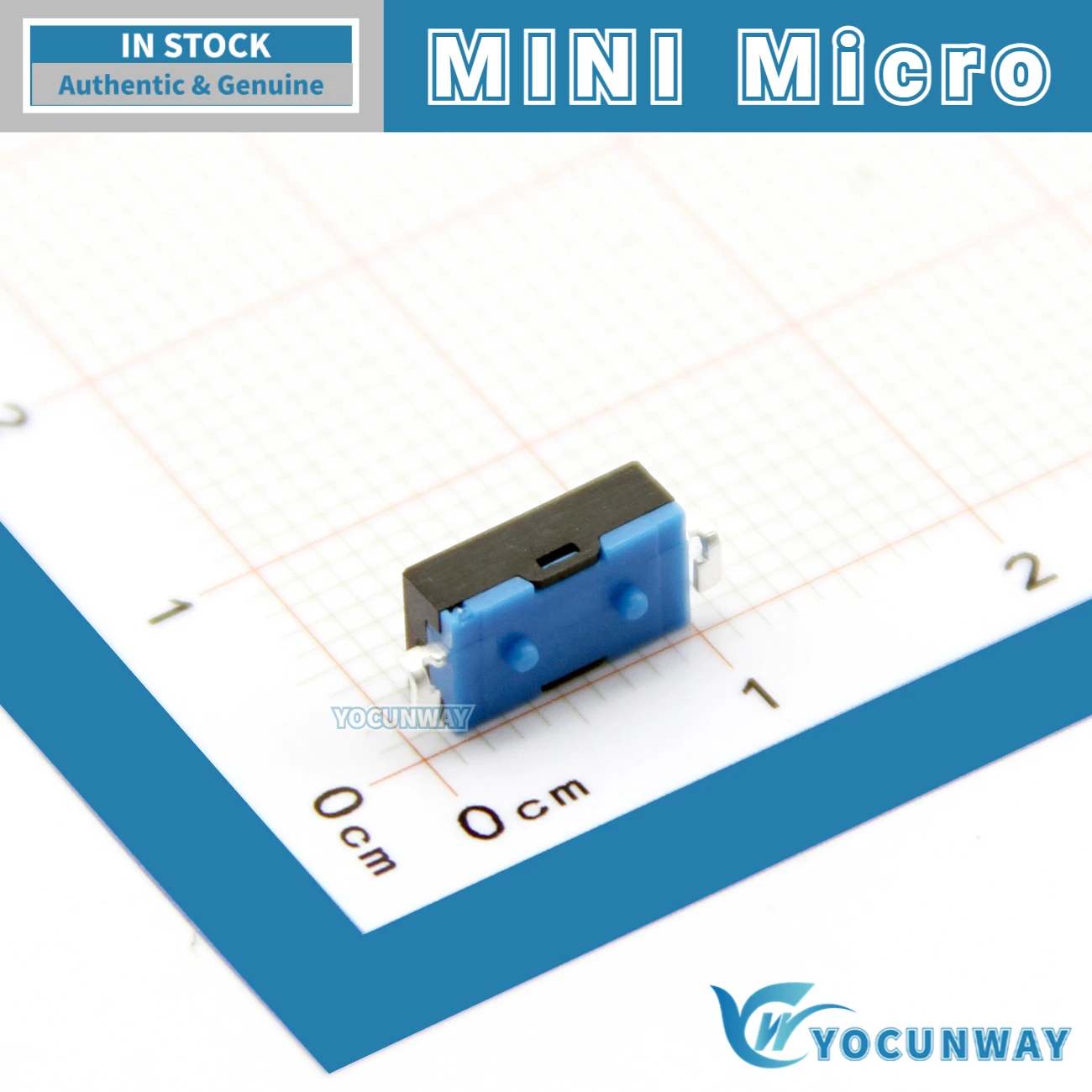 New Original Kailh SMD Blue Dot Mini Micro Switch for Anywhere MX Logitech M905 G903 G900 G603 G502 GPW Side Key 5pcs-100pcs tact switch