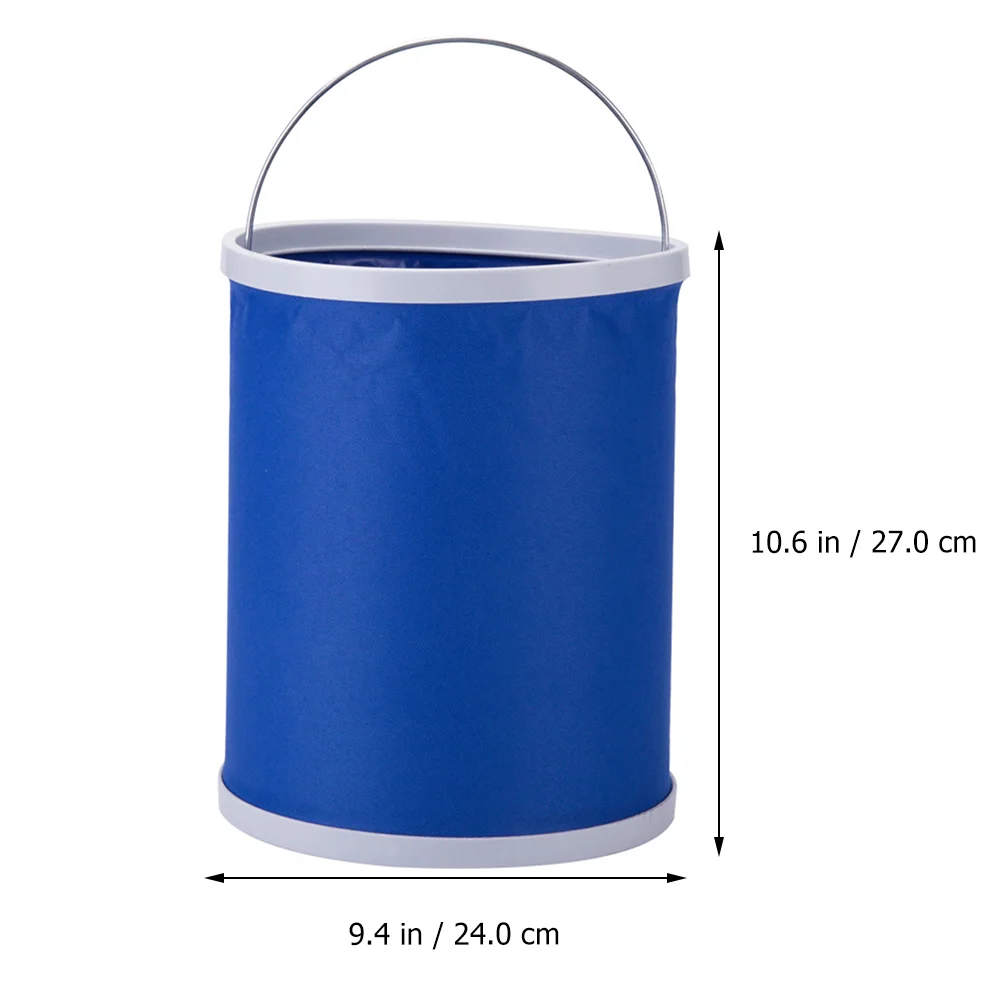 

Portable Folding Bucket Collapsible Water Container Camping Containers Multifunction