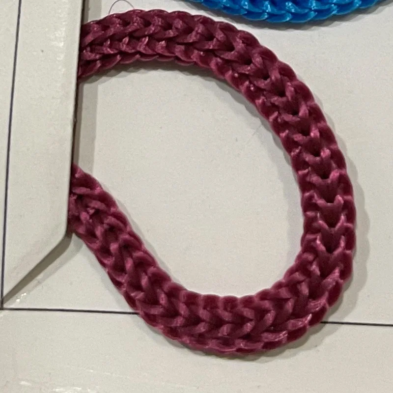 Vibrant 4mm Nylon Crochet Cord for Hand-Woven Macrame and Bracelets – Multiple Length Options