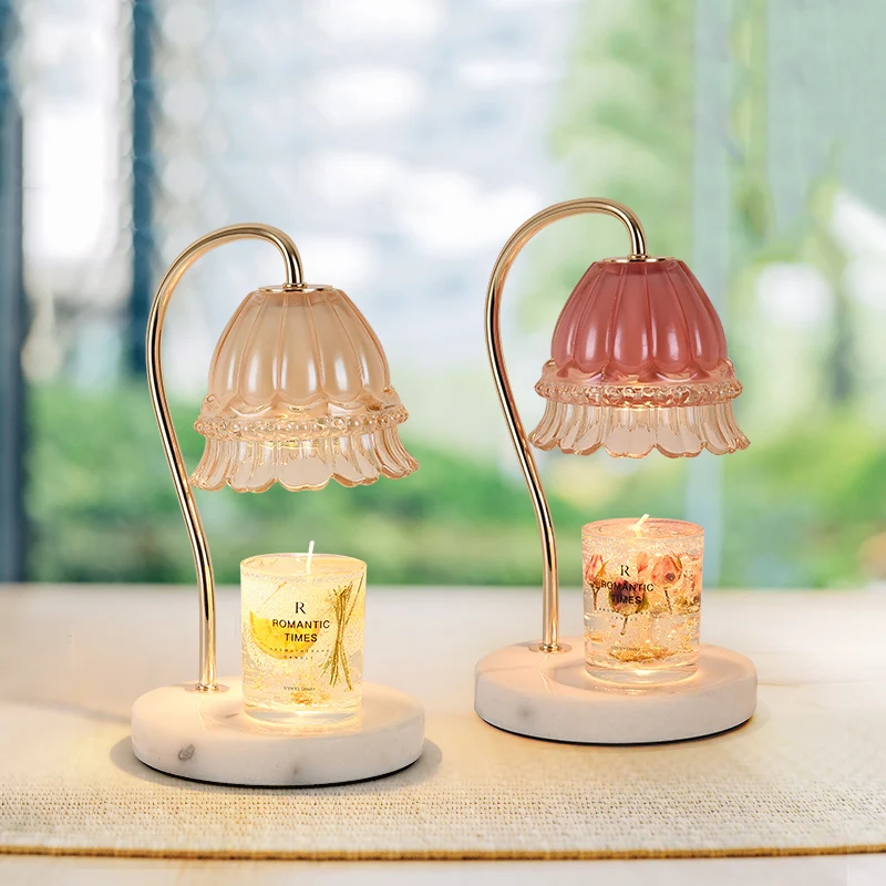 Dimmable Marble Candle Warmer Lamp Wax Melting Bedside Tables for the  Bedroom Aromatherapy Lamp Indoor Decorations Night Light