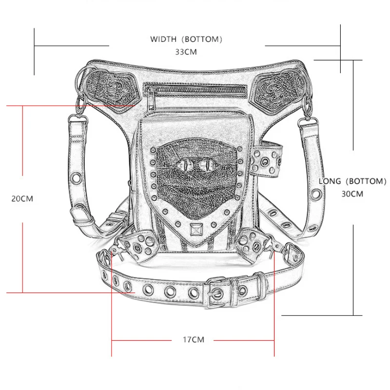 Рисунок 6 - Модная трендовая поясная сумка Chikage унисекс