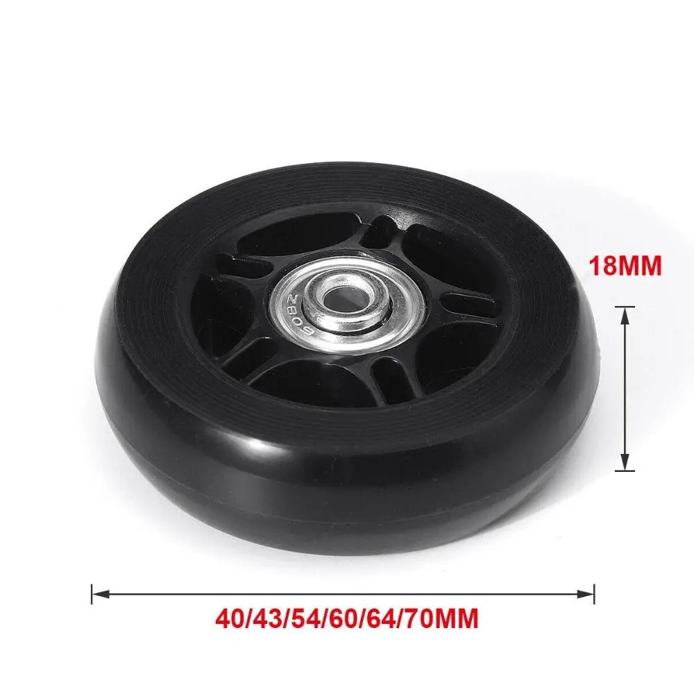 Silent Travel Luggage Wheels Repair Kit with Screws - Spare Parts