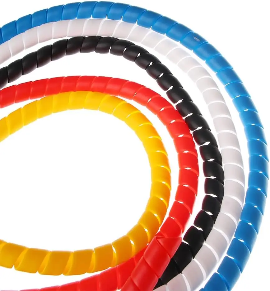 

2/5/10Meters 8mm ~ 40mm Line Organizer Pipe Protection Flexible Spiral Wrap Winding Cable Wire Sleeve Cover Tube