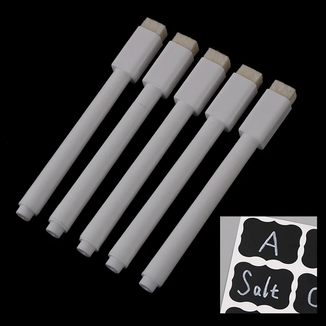 1PC White Liquid Chalk Marker Pen Used On Glass Windows Chalkboard Erasable  Blackboard Pen Liquid Ink