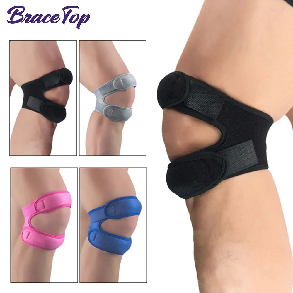 

1PCS Sports Knee Support Pad Wrap Sleeve Nylon Neoprene Adjustable Breathable Anti Bump Outdoor Fitness Sportswear Leg Protector