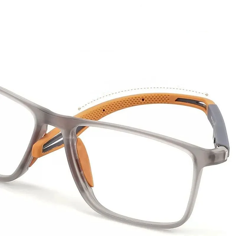 3Pcs Klassische Sport Lesebrille Quadratischen Rahmen HD Anti Blaues Licht Gläser Anti Müdigkeit Tragbare Computer Spiel Gläser + 1,0 ~ + 4,0 – Detail 2
