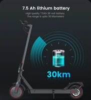 iScooter i9 Trottinette Électrique 350W Moteur 36V7.5Ah 30km d'Autonomie Pneu en Nid d'Abeille de 8,5 pouces Trottinette Électrique avec Application et Affichage ECO. 4
