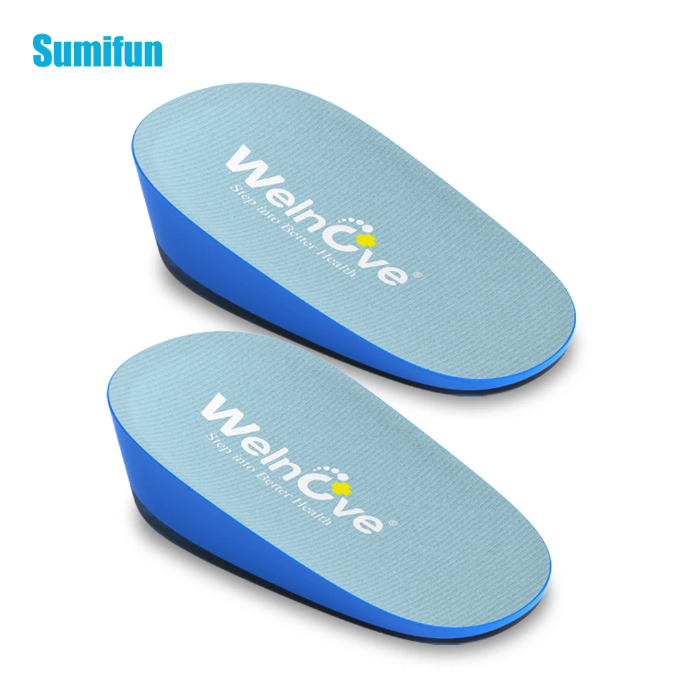 1 Pair Sumifun Shoe Lift Orthotic Insole Flat Feet Arch Balanc Support Orthopedic Soft Comfortable Correction Health Care Insole 1pair x o type legs orthotic silicone insole flat foot correction orthotic silica gel health insole arch support inserts