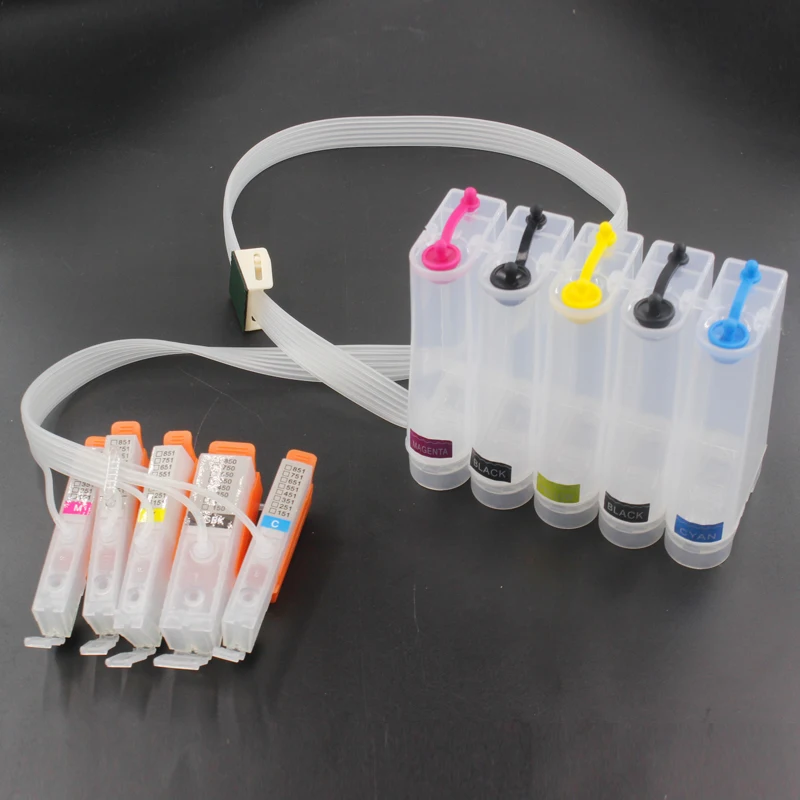 캐논 BCI-350용 빈 CISS (캐논 PIXUS ip7230 ip8730 MG5430 MG5630 MX923 MX723 MG5530 IX6830 프린터 잉크 시스템 CIS)