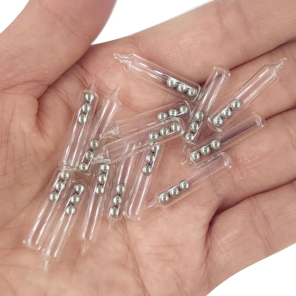 50/200pieces Fishing Lure Accessories Glass Rattles with 3 Balls Glass Rattle For Fishing Soft Bait Insert Tube Rattles - AliExpress 18