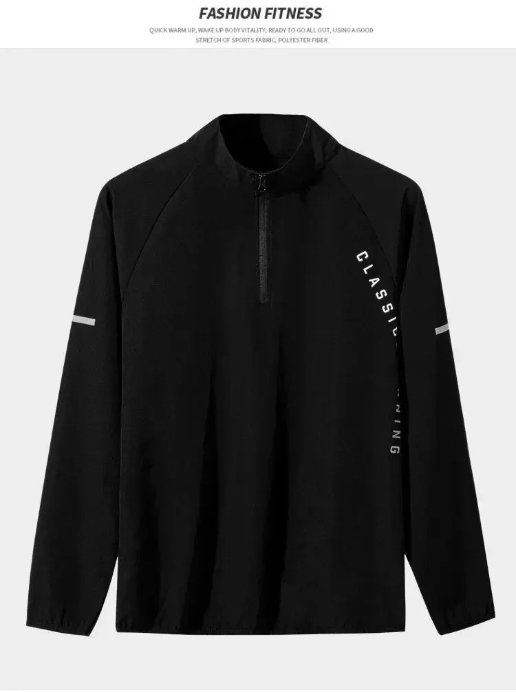 Summer Men's Quick Dry Jacket Suit Two-piece Outdoor Fitness Running Sets Sports Jogging Pants Workout Clothes Sportswear sports suit