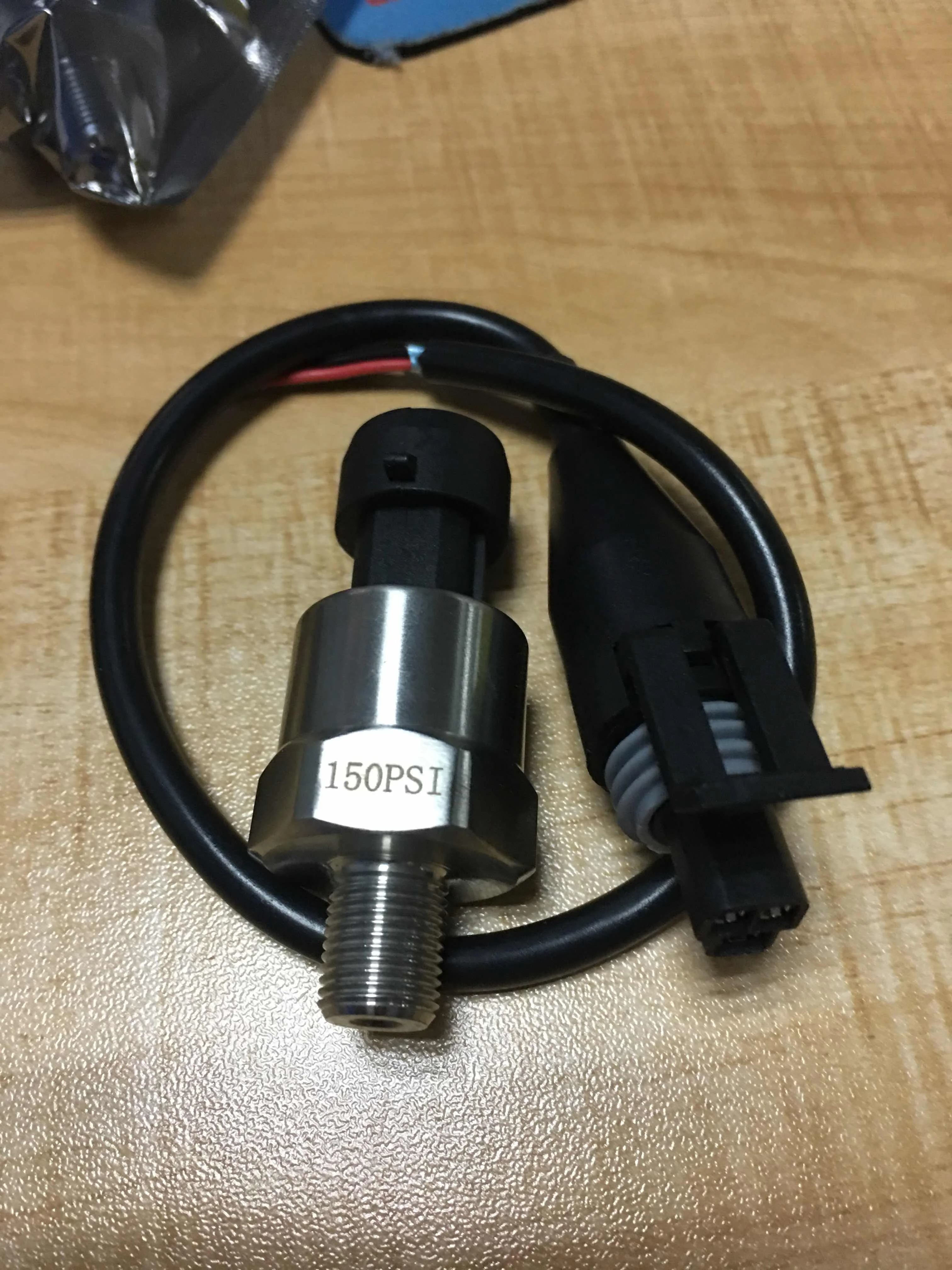 Pressure Sensor Module 1/8NPT Thread Stainless Steel Pressure Transducer Sender Sensor for Oil Fuel Water Pressure Sender Transducer