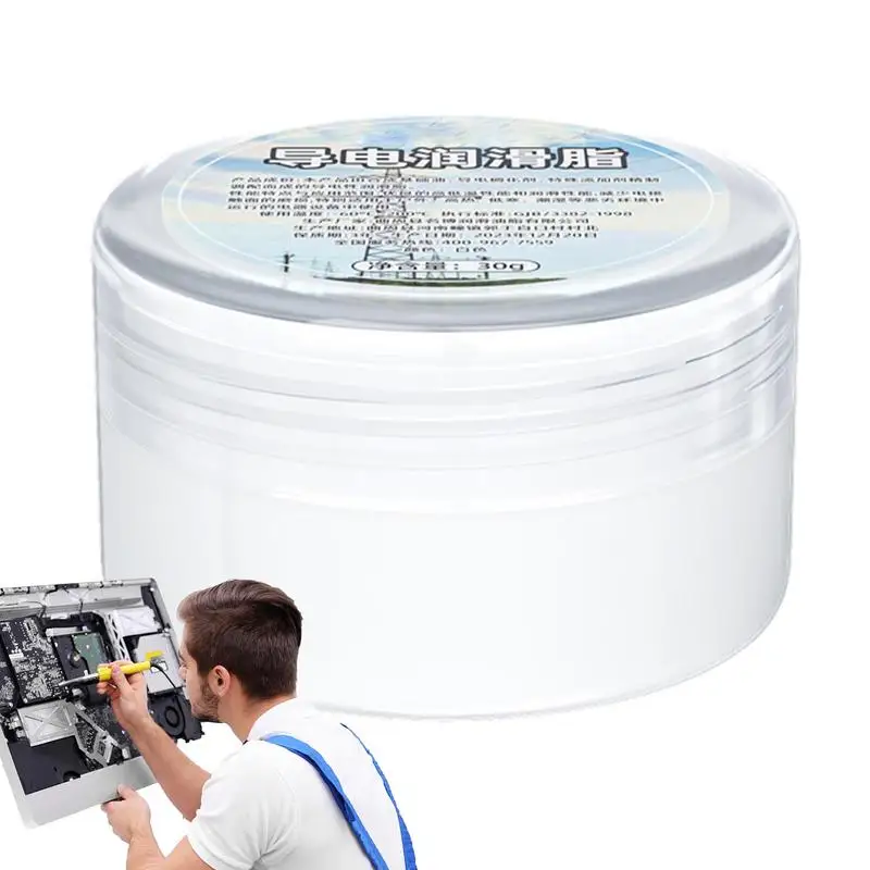 Electrical Contact Grease 30g Multi-Function Grease Electrical Dielectric Gel Improves Current Electronics Lubricant silicone grease lubricant silicone grease grease lubricant electric grease