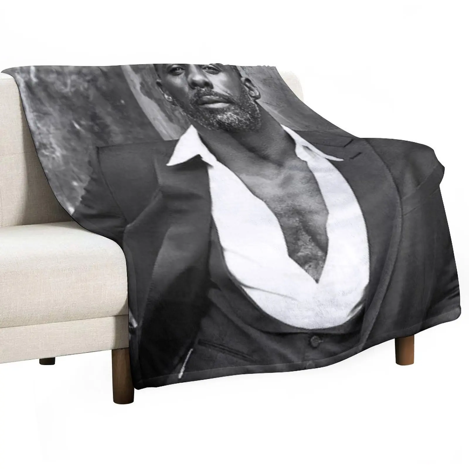 

idris elba Throw Blanket valentine gift ideas Blanket Sofa Heavy Blanket