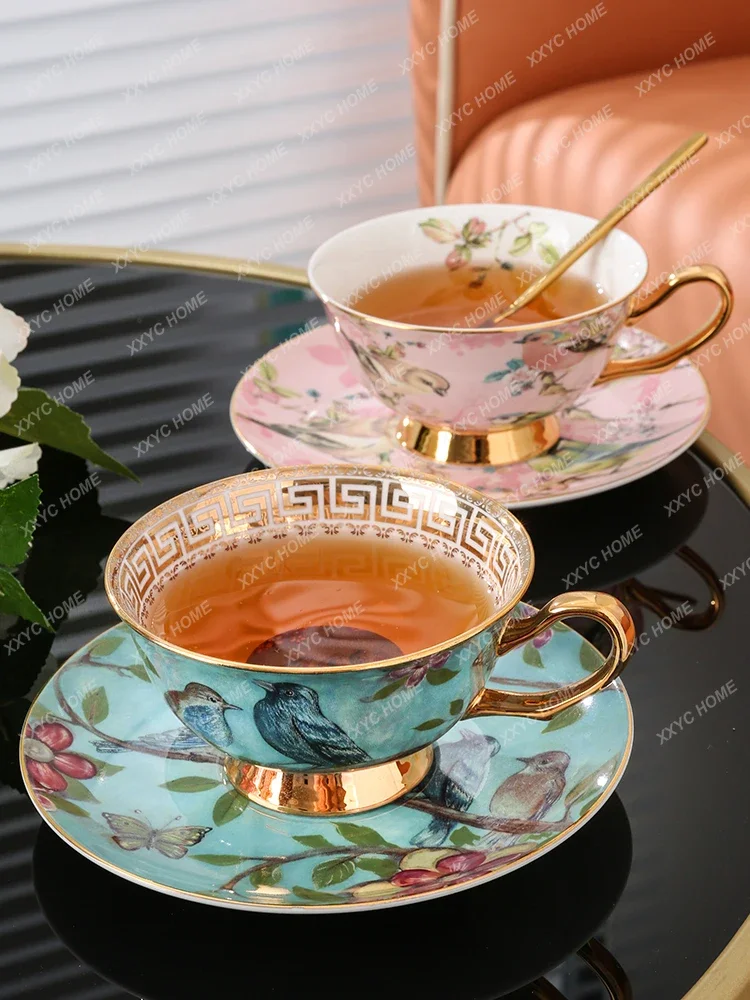 

Bone China Coffee Cup Afternoon Tea Set Suit Housewarming Gift Wedding Gift