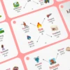 English Root Flashcards with Chinese Translate Affixes Vocabulary Mind Map Quick Memory Learning Cards for Primary School Aids 3