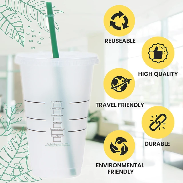 Reusable Plastic Cups with Lids and Straws Personalized Clear Tumblers in  Bluk 24 oz plastic tumblers - AliExpress