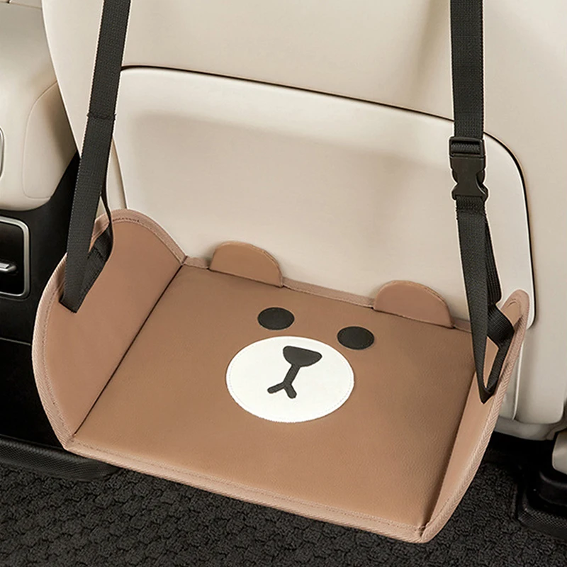Car Travel Hanging Rest Foot Pad Portable Foot Hammock Long Flight Essentials Office Footrests Adjustable Car Interior Supplies