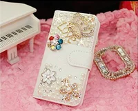 Luxury Crystal Rhinestone Wallet Leather Purse Flip Card Pouch Stand Cover Case For SamsungS22 S23 S24 S25 PLUS Note8 9 10 20 2