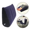 Foot Rest Air Pillow PVC Flocking Relax Cushion Inflatable Triangle Pillow Couple Love Cushion Portable For Travel Office Car 1