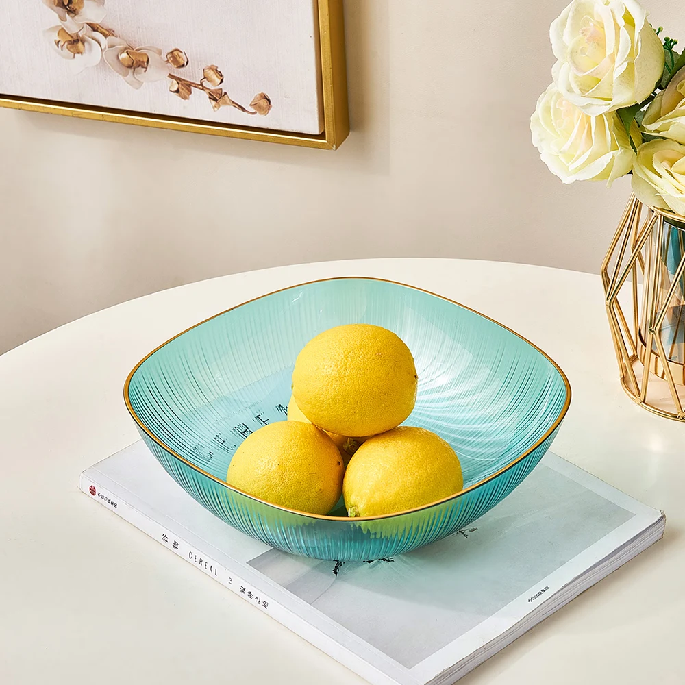 

Nordic Plates Dinnerware Living Room Table Top Practical Fruit Bowl Snack Candy Storage Tray Kitchen Tableware Acrylic Storage