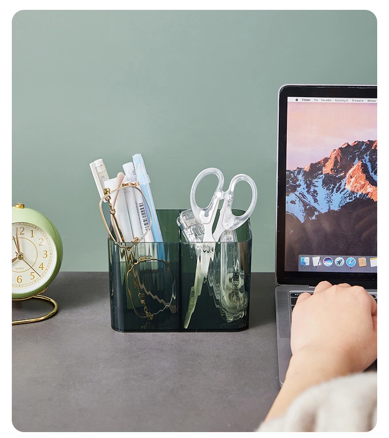 

Acrylic Cotton Swab Storage Box Desktop Dust-Proof Lipstick Cosmetics Organization Manager Transparent Makeup Removal Cotton