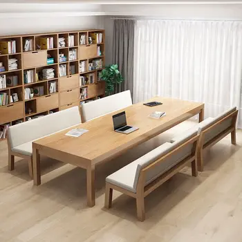 Solid Wood Table and Chair Set 4